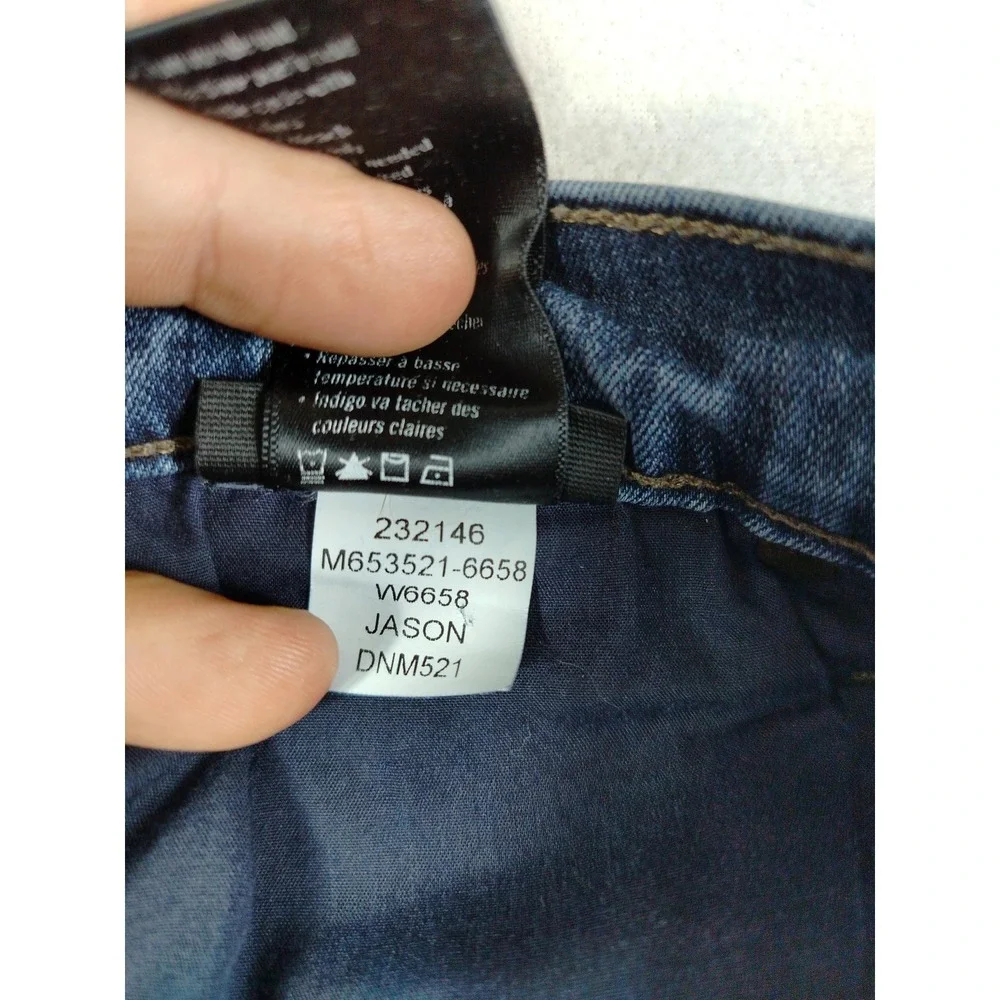 Paige Lennox Jeans Mens 36 Blue Medium Wash Slim Tapered Stretch Denim Casual
